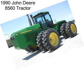 1990 John Deere 8560 Tractor