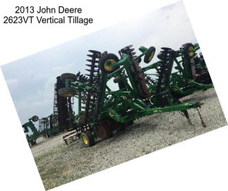 2013 John Deere 2623VT Vertical Tillage