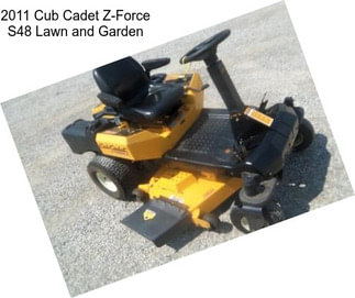 2011 Cub Cadet Z-Force S48 Lawn and Garden