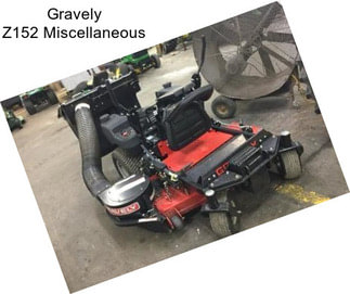 Gravely Z152 Miscellaneous