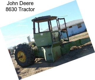 John Deere 8630 Tractor