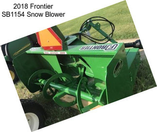 2018 Frontier SB1154 Snow Blower