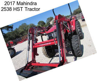 2017 Mahindra 2538 HST Tractor