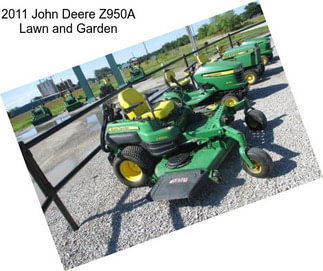 2011 John Deere Z950A Lawn and Garden