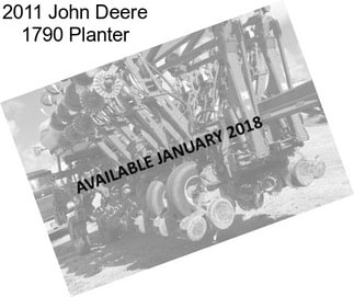 2011 John Deere 1790 Planter