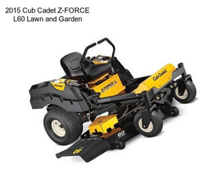 2015 Cub Cadet Z-FORCE L60 Lawn and Garden