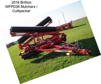 2018 Brillion WFPD36 Mulchers / Cultipacker