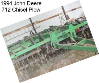 1994 John Deere 712 Chisel Plow