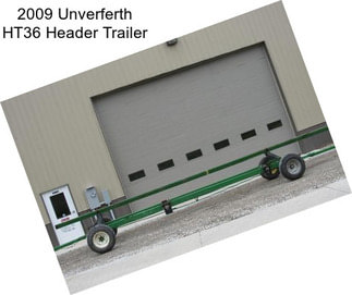 2009 Unverferth HT36 Header Trailer