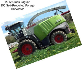 2012 Claas Jaguar 950 Self-Propelled Forage Harvester