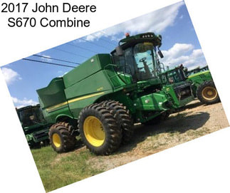 2017 John Deere S670 Combine