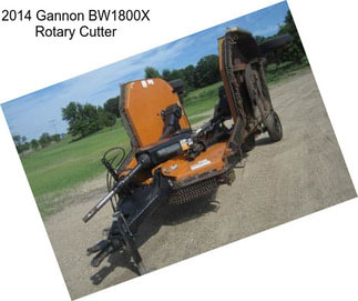 2014 Gannon BW1800X Rotary Cutter