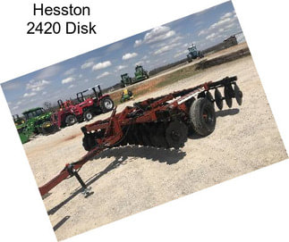 Hesston 2420 Disk