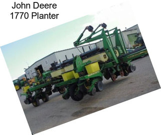 John Deere 1770 Planter