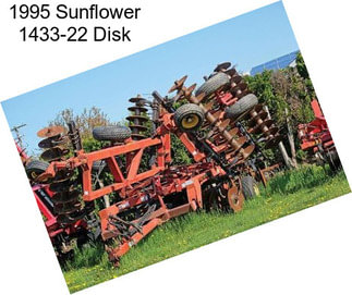 1995 Sunflower 1433-22 Disk