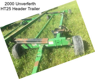 2000 Unverferth HT25 Header Trailer