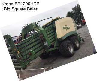 Krone BP1290HDP Big Square Baler