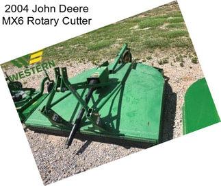 2004 John Deere MX6 Rotary Cutter