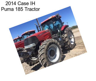 2014 Case IH Puma 185 Tractor