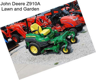 John Deere Z910A Lawn and Garden