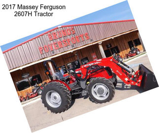 2017 Massey Ferguson 2607H Tractor