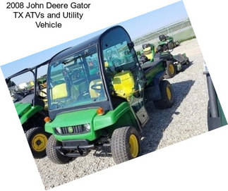 2008 John Deere Gator TX ATVs and Utility Vehicle