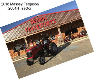2018 Massey Ferguson 2604H Tractor
