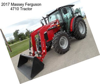 2017 Massey Ferguson 4710 Tractor