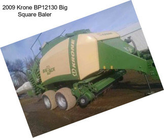 2009 Krone BP12130 Big Square Baler