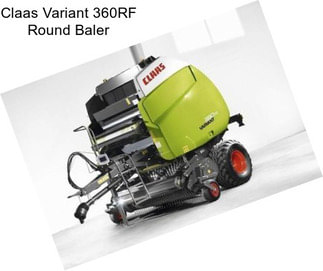 Claas Variant 360RF Round Baler