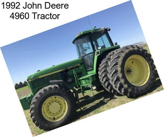 1992 John Deere 4960 Tractor