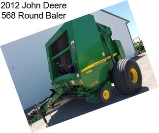 2012 John Deere 568 Round Baler