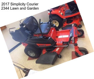 2017 Simplicity Courier 2344 Lawn and Garden