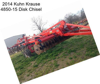 2014 Kuhn Krause 4850-15 Disk Chisel