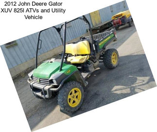 2012 John Deere Gator XUV 825I ATVs and Utility Vehicle