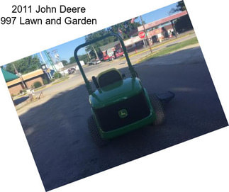 2011 John Deere 997 Lawn and Garden