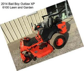 2014 Bad Boy Outlaw XP 6100 Lawn and Garden