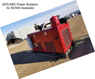 2015 SRC Power Systems Inc 50 KW Generator