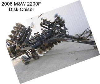 2008 M&W 2200F Disk Chisel