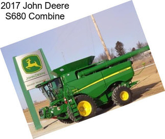 2017 John Deere S680 Combine