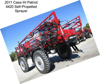 2011 Case IH Patriot 4420 Self-Propelled Sprayer