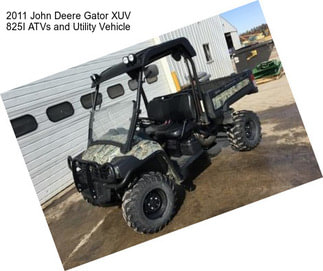 2011 John Deere Gator XUV 825I ATVs and Utility Vehicle