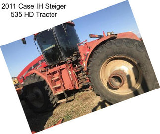 2011 Case IH Steiger 535 HD Tractor