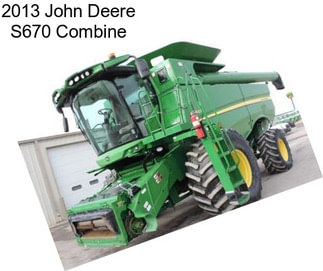 2013 John Deere S670 Combine