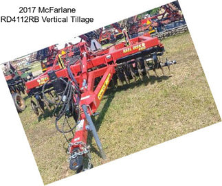 2017 McFarlane RD4112RB Vertical Tillage