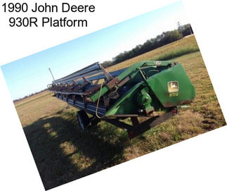 1990 John Deere 930R Platform