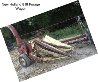 New Holland 818 Forage Wagon