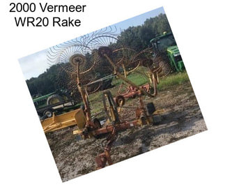 2000 Vermeer WR20 Rake