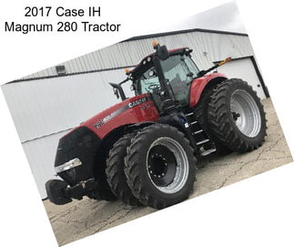 2017 Case IH Magnum 280 Tractor