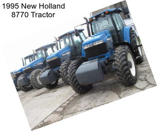 1995 New Holland 8770 Tractor